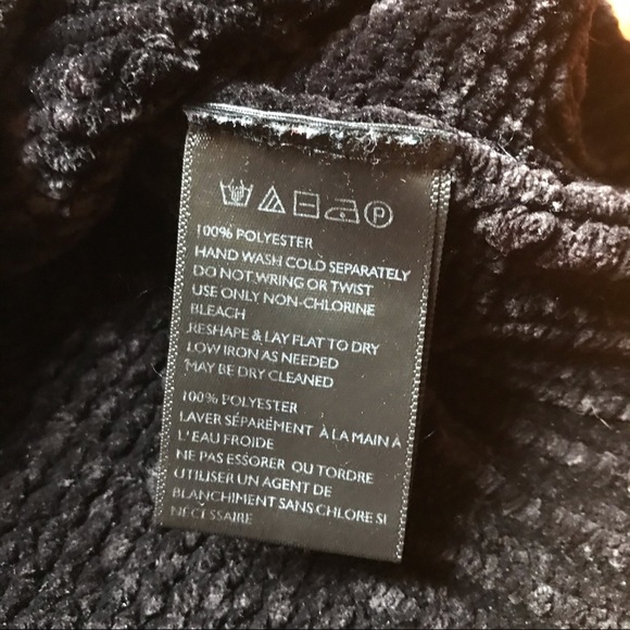 Urban Outfitters Black Chenille Cropped Sweater, S - Picture 10 of 12